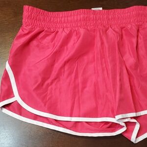 Athletic Works Women’s Hot Pink Shorts with White Trim